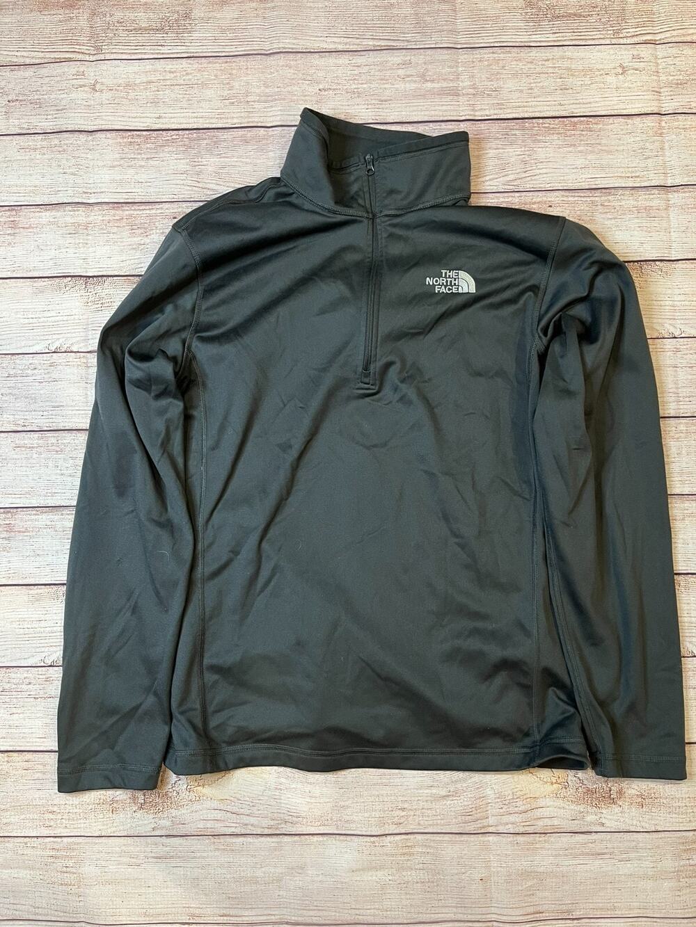 The North Face Men's Medium Dark Gray Quarter Zip Pullover